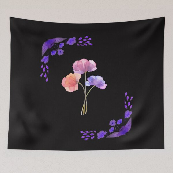 Item preview, Watercolor Floral Frame Illustration designed and sold by jyotsanafinds.