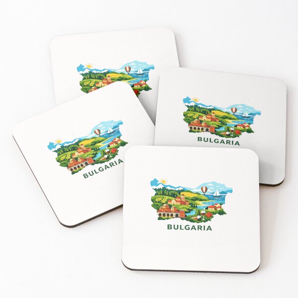 Item preview, Bulgaria Geographic Map, Balkan Peninsula designed and sold by Places On Earth.