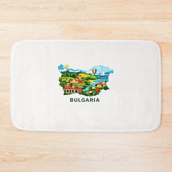Item preview, Bulgaria Geographic Map, Balkan Peninsula designed and sold by Places On Earth.