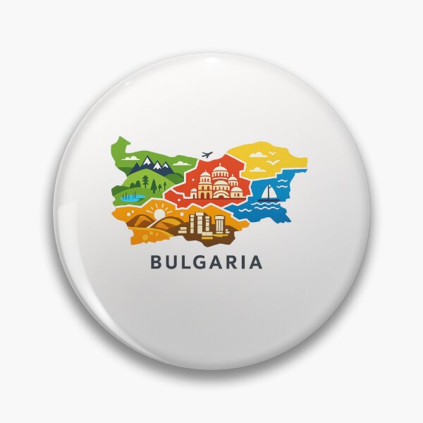 Item preview, Bulgaria Regions and Landmarks, Balkans and Black Sea designed and sold by Places On Earth.