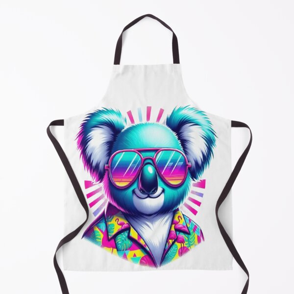 Item preview, Retro Chill Koala - 80s Airbrush Aesthetic Animal designed and sold by RetroRascalStudio.