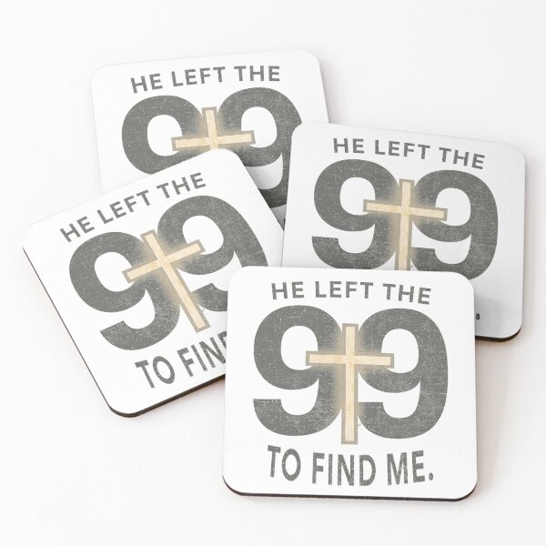 Item preview, He Left the 99 to Find Me – Christian Faith Typography Design designed and sold by Tomasz  Siennicki.