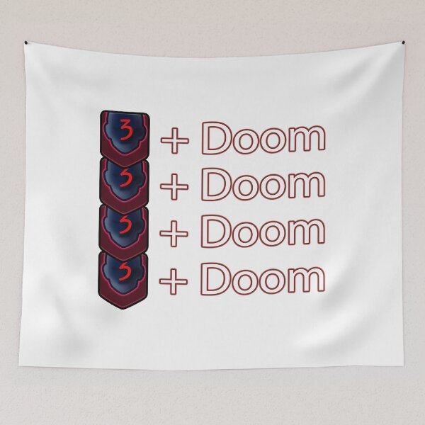 Item preview, Doom Stacked Icons Power Level Funny Style designed and sold by Joselyesley.