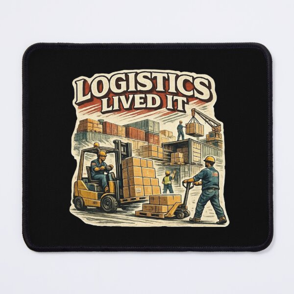 Item preview, Logistics Lived It – Retro Work Pride designed and sold by RetroNibylander.