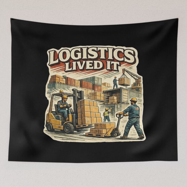 Item preview, Logistics Lived It – Retro Work Pride designed and sold by RetroNibylander.