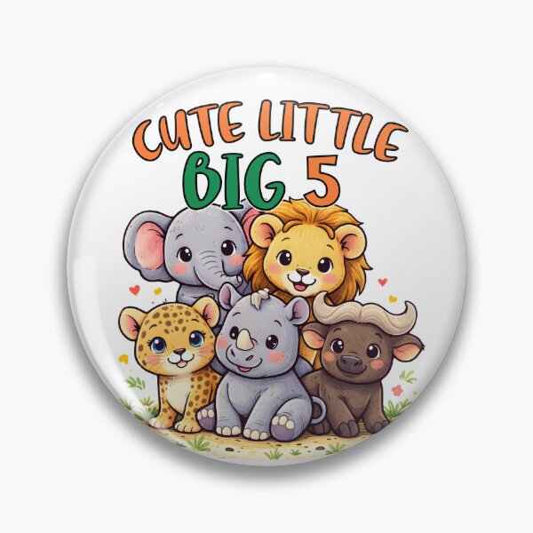 Item preview, Cute Little Big 5 Safari Babies. designed and sold by Mr Lee.