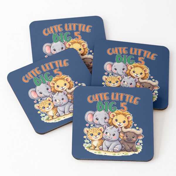 Item preview, Cute Little Big 5 Safari Babies. designed and sold by Mr Lee.