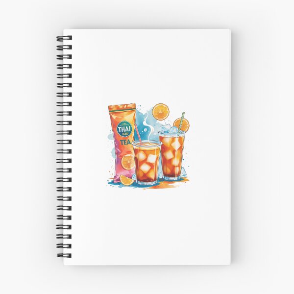 Item preview, Thai Iced Tea Illustration – Refreshing Orange Tea Drink Art designed and sold by ArtnarongDesign.