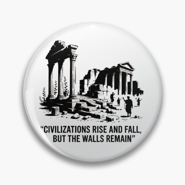 Item preview, Banksy - Civilizations Rise And Fall, But The Walls Remain designed and sold by 123ks.