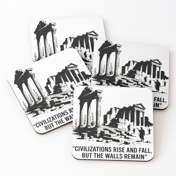 Item preview, Banksy - Civilizations Rise And Fall, But The Walls Remain designed and sold by 123ks.