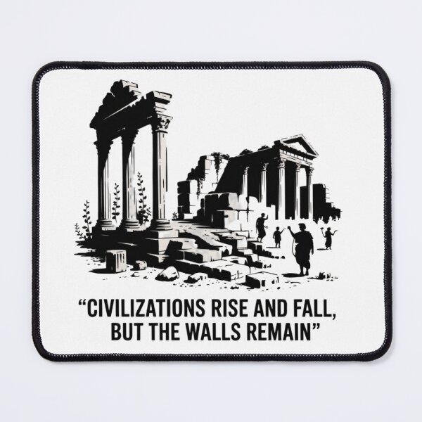 Item preview, Banksy - Civilizations Rise And Fall, But The Walls Remain designed and sold by 123ks.
