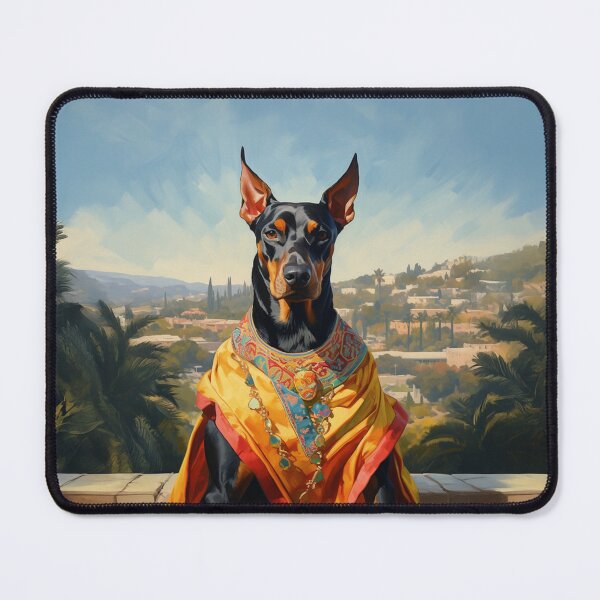 Item preview, Dobermann Maharaja - Royal Silk Art designed and sold by Tommy-Ellie.