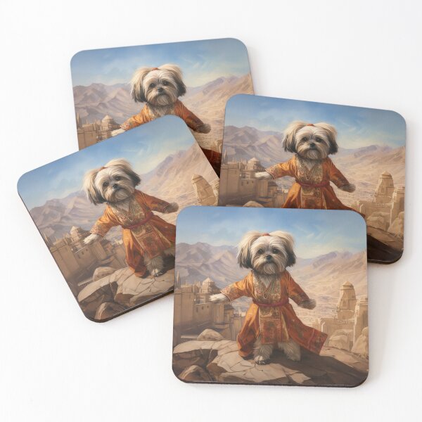 Item preview, Shih Tzu Maharaja - Royal Bollywood Silk Dog Art designed and sold by Tommy-Ellie.
