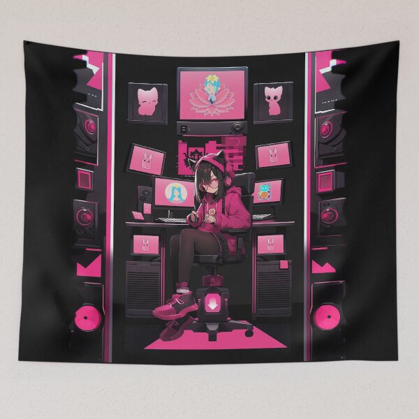 Item preview, Girl digital artist at work designed and sold by Andrew Shishkin.