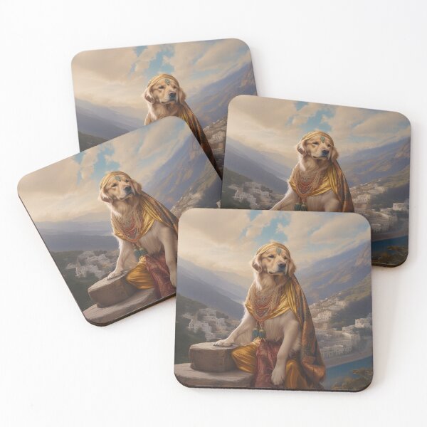 Item preview, Golden Retriever Maharaja – Royal Bollywood Dog Art designed and sold by Tommy-Ellie.