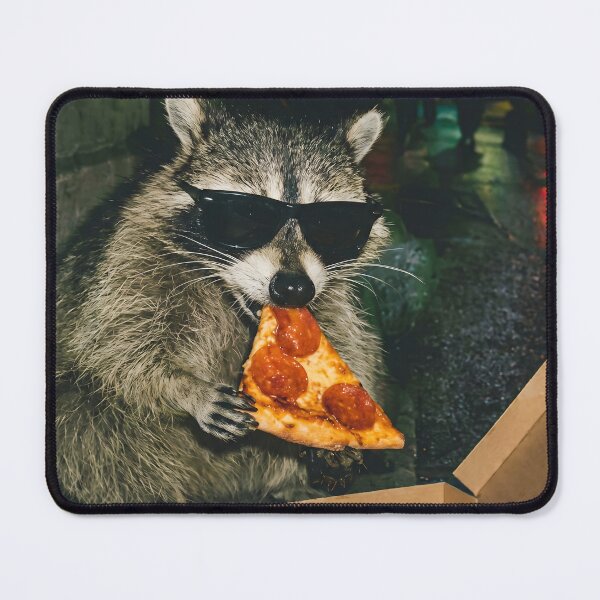 Item preview, Raccoon Eating Pizza - Funny Meme designed and sold by Darkifun.