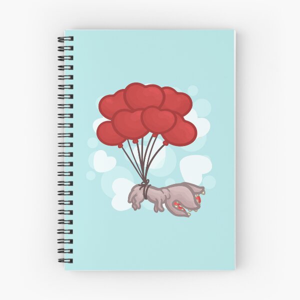 Item preview, Demodog Floating with Heart Balloons designed and sold by Khotekmei.