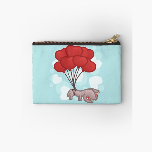 Item preview, Demodog Floating with Heart Balloons designed and sold by Khotekmei.