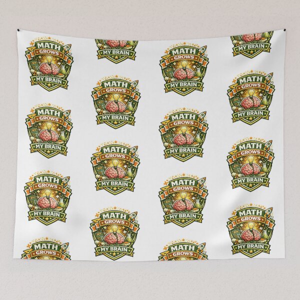 Item preview, Math Grows My Brain designed and sold by Throwing-Corn.