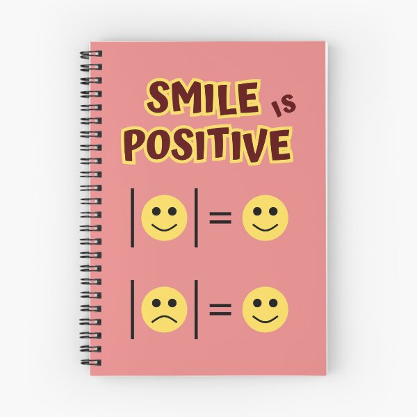 Item preview, Smile is Positive (white) designed and sold by Nerdivora.