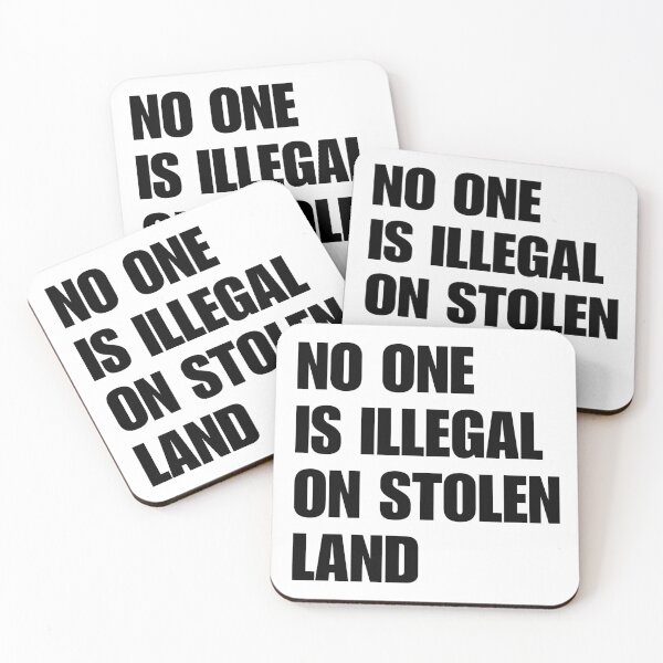Item preview, No one is illegal on stolen land designed and sold by MikaCreator.