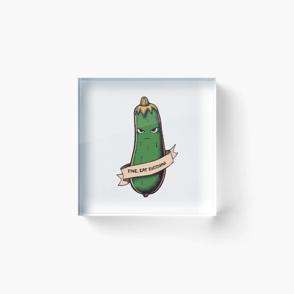Aperçu de l'œuvre Mangez des courgettes, d'accord… Les végétaliens adorent les courgettes ! créée et vendue par sz0g0.