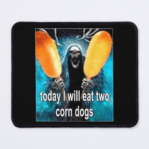 Item preview, Today I Will Eat Two Corn Dogs Meme funny T-Shirt designed and sold by VillociShop.