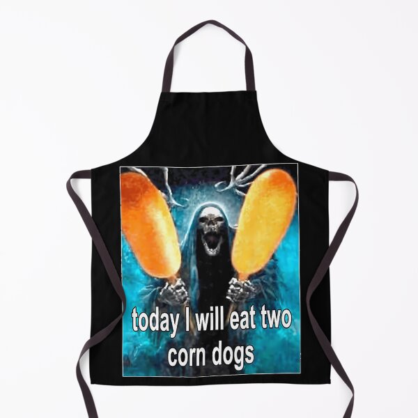 Item preview, Today I Will Eat Two Corn Dogs Meme funny T-Shirt designed and sold by VillociShop.
