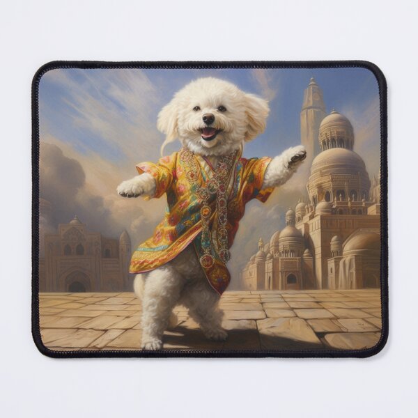 Item preview, Bichon Frise Maharaja - Royal Bollywood Silk Art designed and sold by Tommy-Ellie.