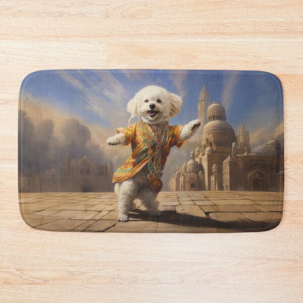 Item preview, Bichon Frise Maharaja - Royal Bollywood Silk Art designed and sold by Tommy-Ellie.