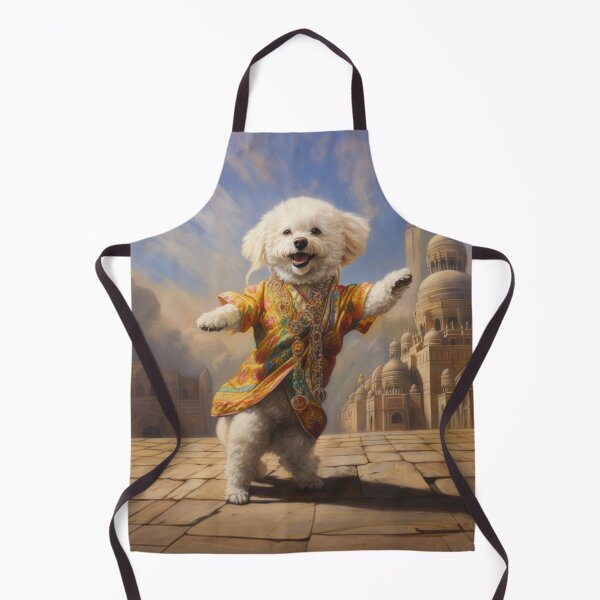 Item preview, Bichon Frise Maharaja - Royal Bollywood Silk Art designed and sold by Tommy-Ellie.