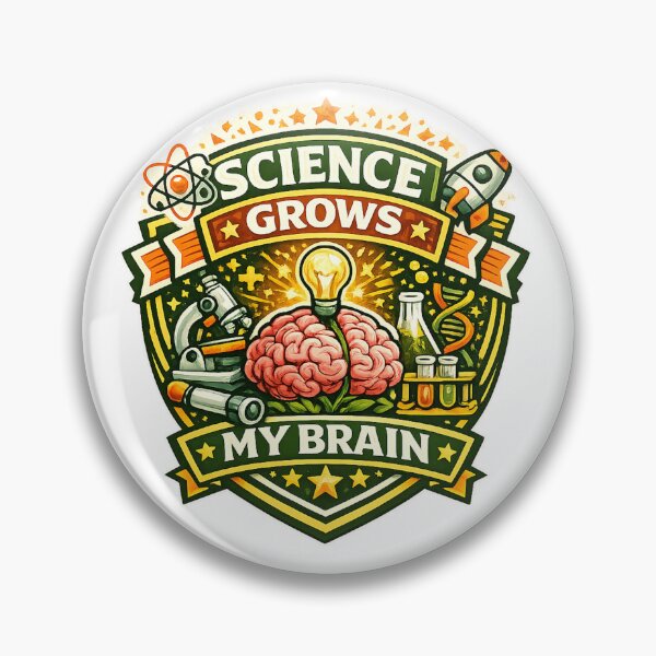 Item preview, Science grows my Brain designed and sold by Throwing-Corn.