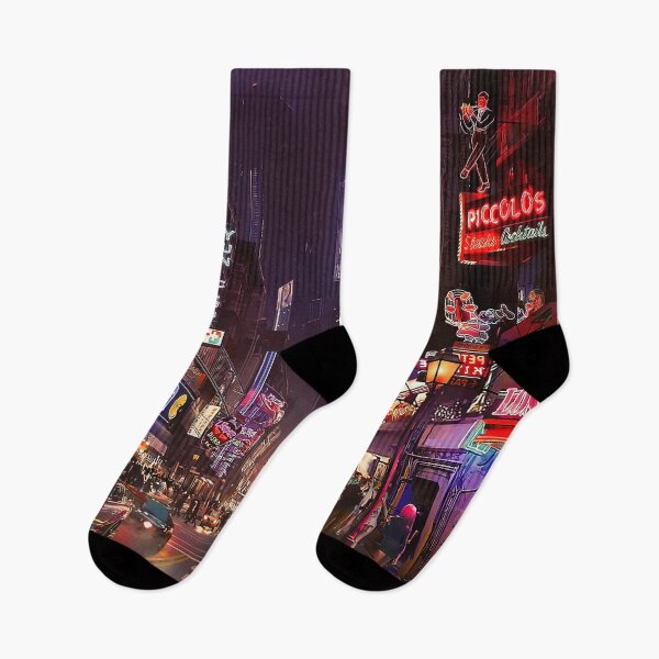 Item preview, Midnight Rush - Cyberpunk Neon Cityscape Art designed and sold by Midnight Nebula.