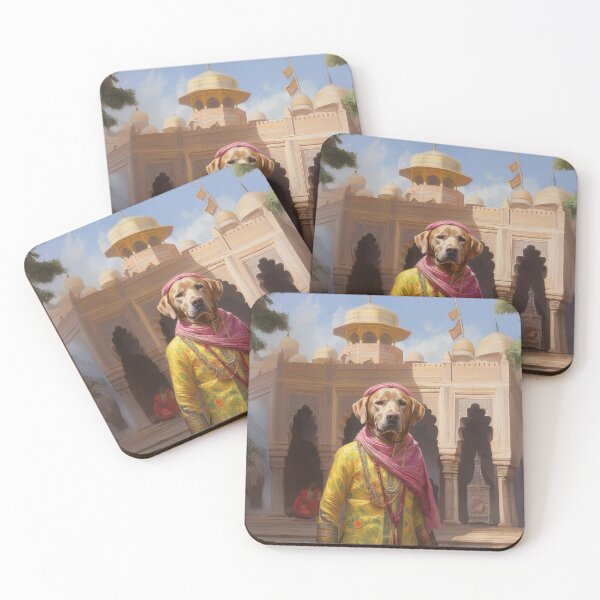 Item preview, Labrador Maharaja - Royal Bollywood Silk Art designed and sold by Tommy-Ellie.