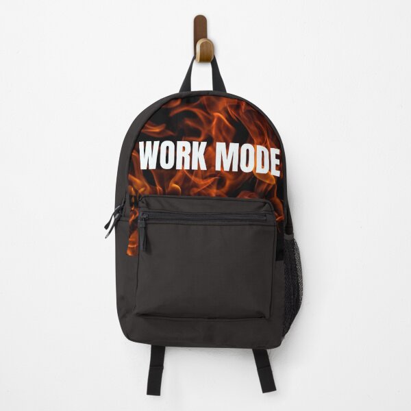 Item preview, Work Mode On – Fiery Motivation Typography Design designed and sold by CraftDigitPrint.