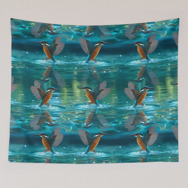 Item preview, Kingfisher - Bird designed and sold by SineCreatives.
