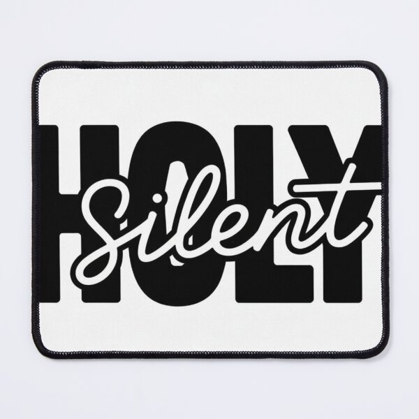 Item preview, Holy Night – Minimal Black and White Christmas Typography designed and sold by Fruzbt.