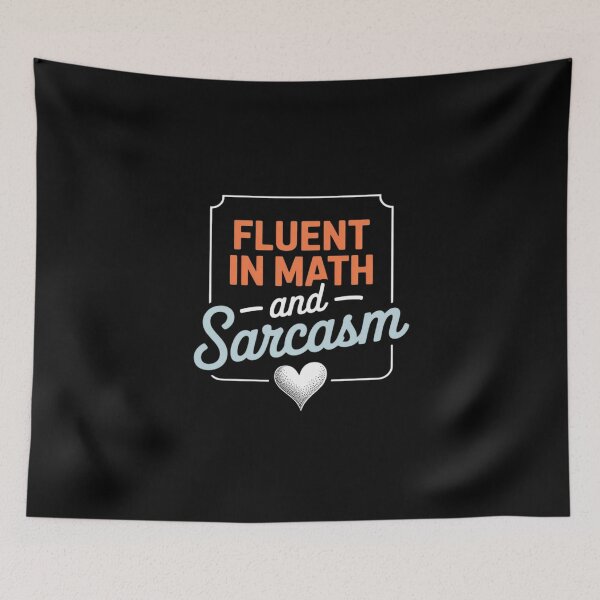 Item preview, Womens Fluent in Math and Sarcasm Sarcastic Math Teacher1 designed and sold by joyouartArt.