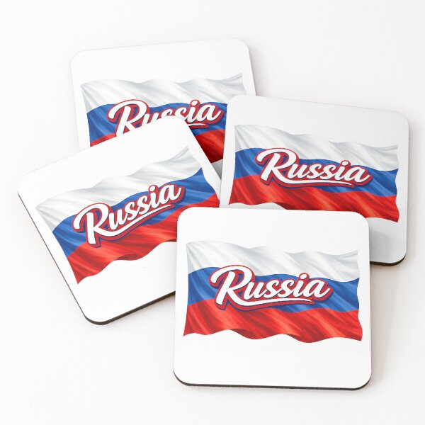 Item preview, Russia Waving Flag Typography – Russian National Pride Design designed and sold by GarnerSupplyCo.