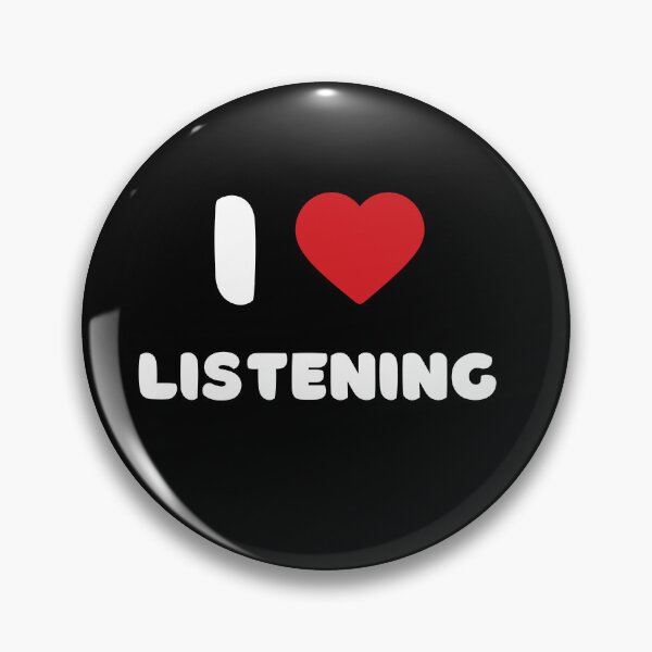 Item preview, I Love listening designed and sold by Itsheartshop.