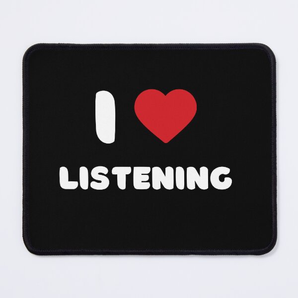 Item preview, I Love listening designed and sold by Itsheartshop.