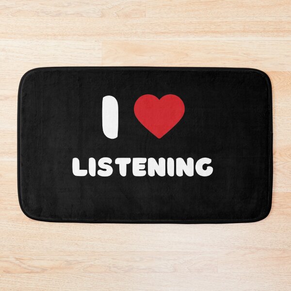 Item preview, I Love listening designed and sold by Itsheartshop.