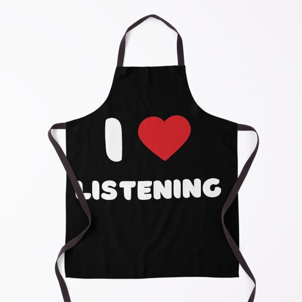 Item preview, I Love listening designed and sold by Itsheartshop.