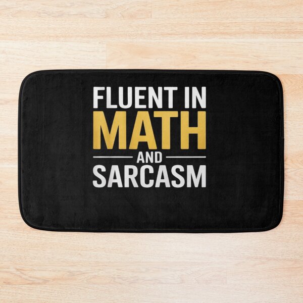 Item preview, Womens Fluent in Math and Sarcasm Teacher  designed and sold by joyouartArt.