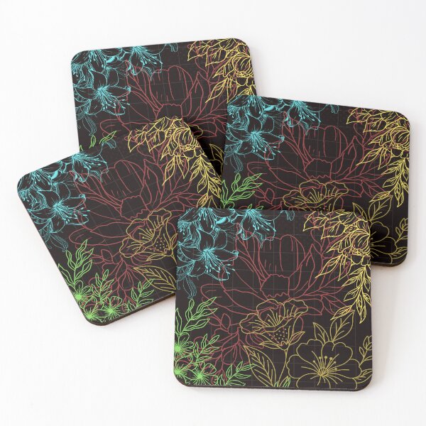 Item preview, Colored flower pattern designed and sold by AndrewJM4.