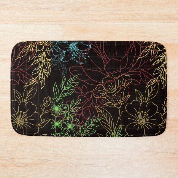 Item preview, Colored flower pattern designed and sold by AndrewJM4.