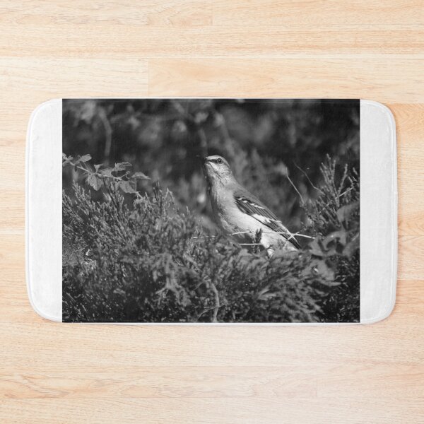Item preview, Mockingbird Resting Among Shrubs designed and sold by MercerImages.