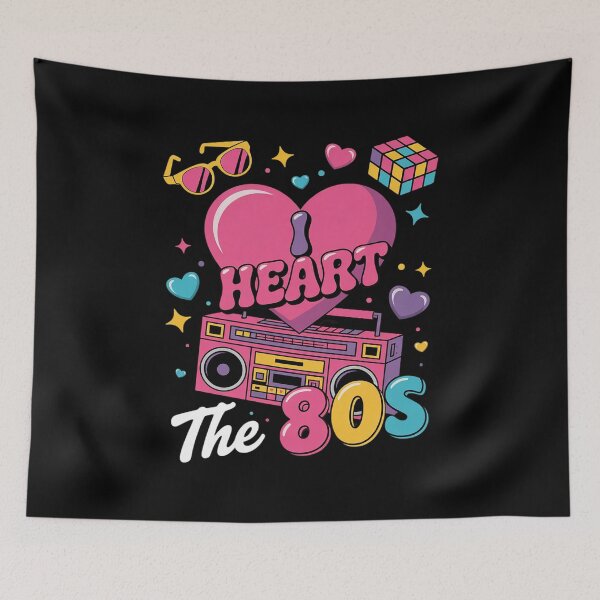 Item preview, I Love The 80s 80's Party Men Women Kids designed and sold by angolinnArt.
