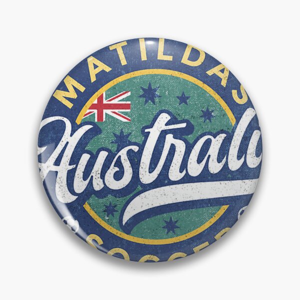 Item preview, Australia Soccer Badge (Round) Matildas designed and sold by MuseArtCo.