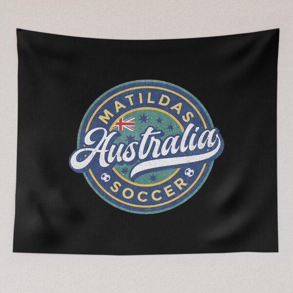 Item preview, Australia Soccer Badge (Round) Matildas designed and sold by MuseArtCo.